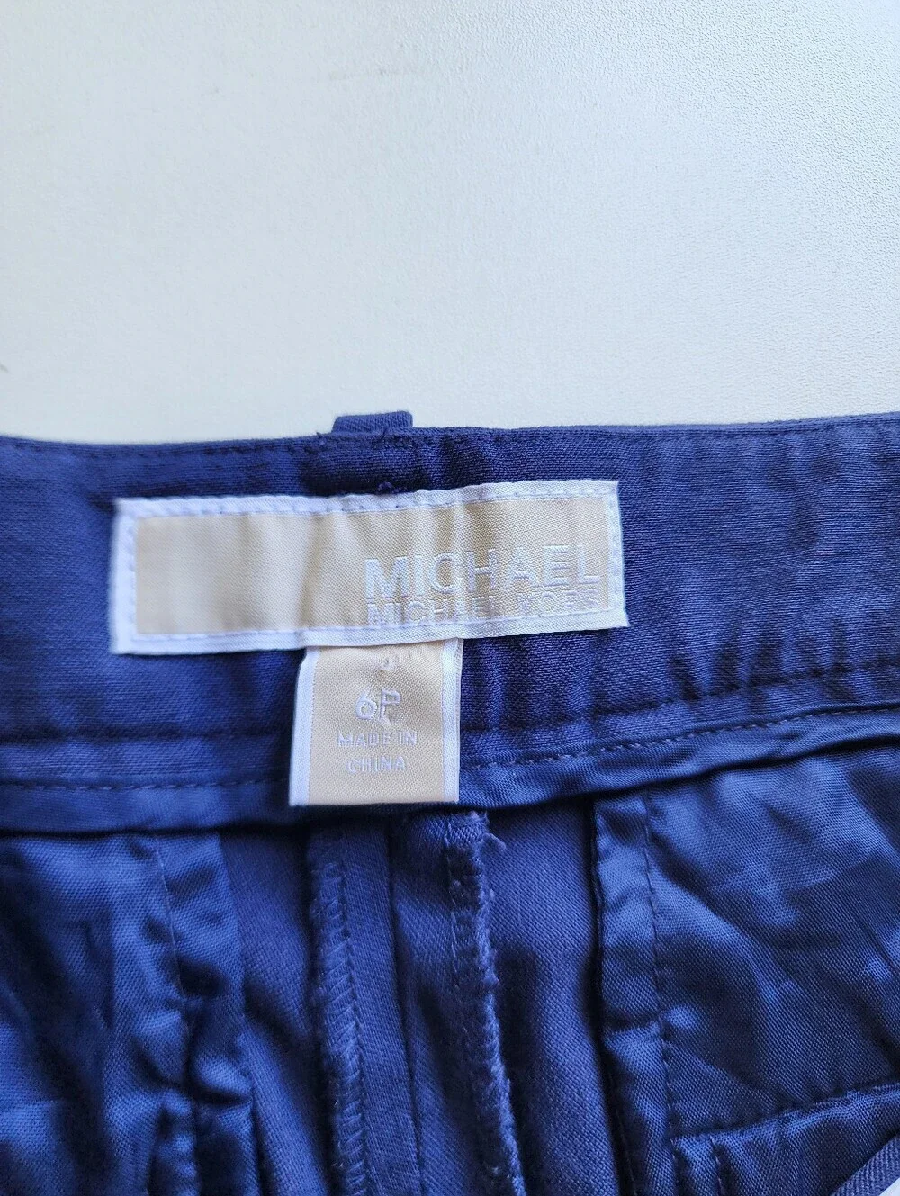 Michael Kors Chino Pants Navy Blue Womens 30x26 Petite 6P